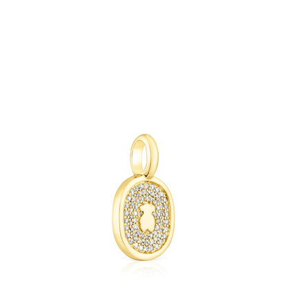 Gold Oursin Pendant