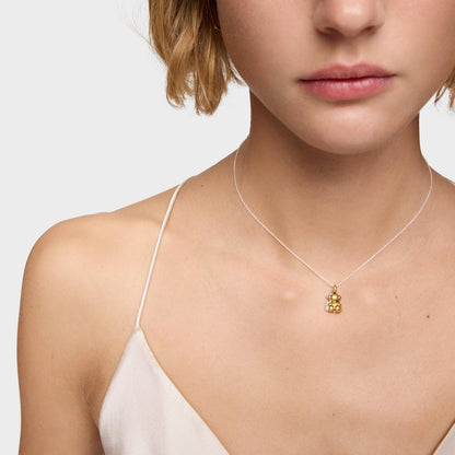 Two-tone Necklace with double bear Bold Bear |