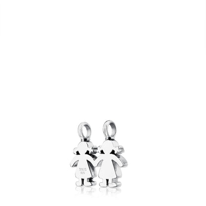 Silver Sweet Dolls girls Pendant |