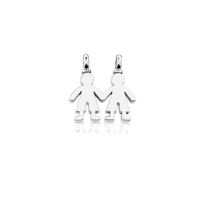 Silver Sweet Dolls boys Pendant |
