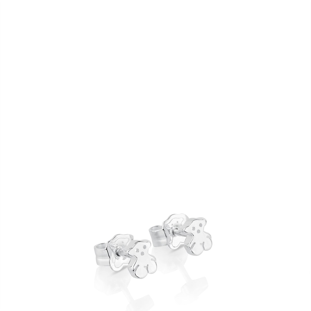 Silver   Puppies Earrings 0,5cm |