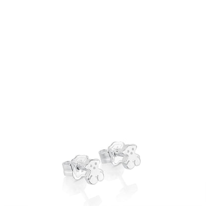 Silver   Puppies Earrings 0,5cm |