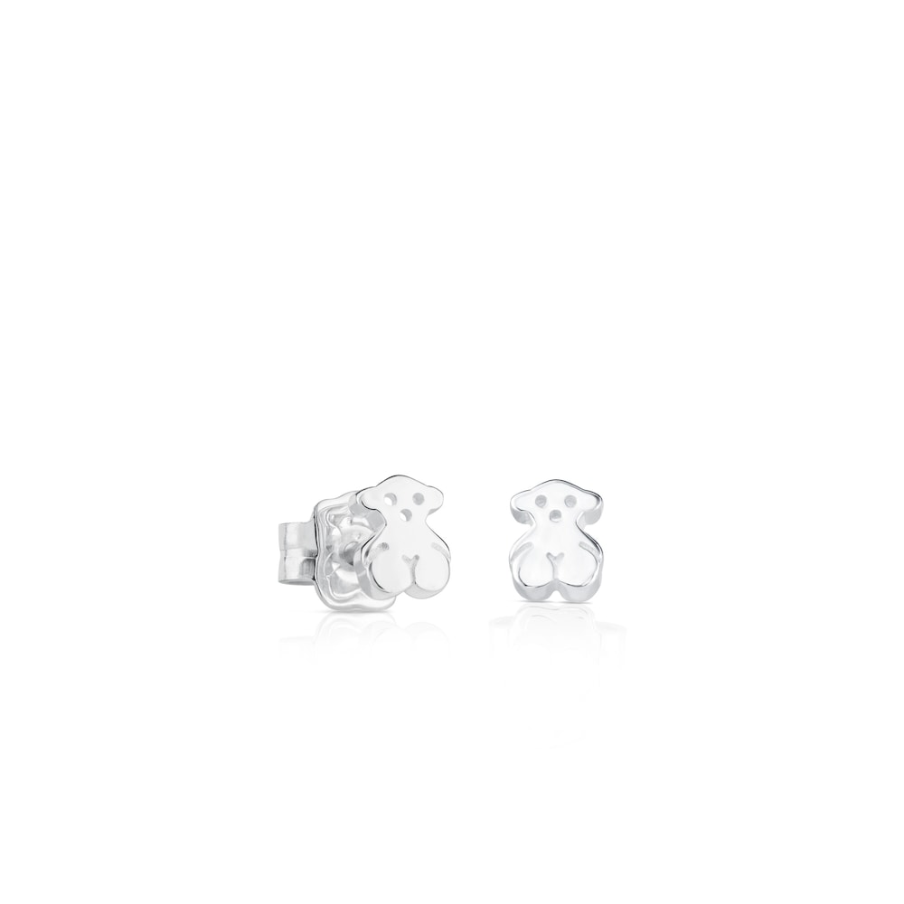 Silver   Puppies Earrings 0,5cm |