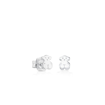 Silver   Puppies Earrings 0,5cm |