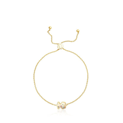 Silver vermeil Areia Bracelet with multicolored gemstones |