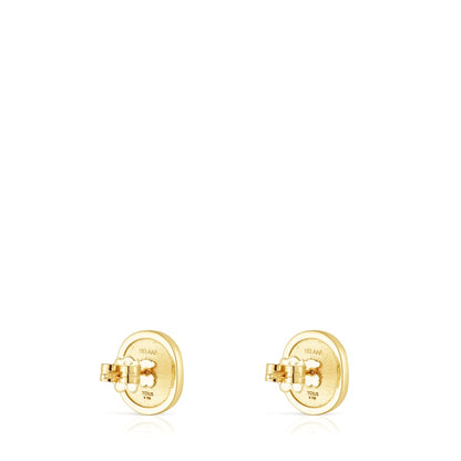Gold Oursin Earrings  |