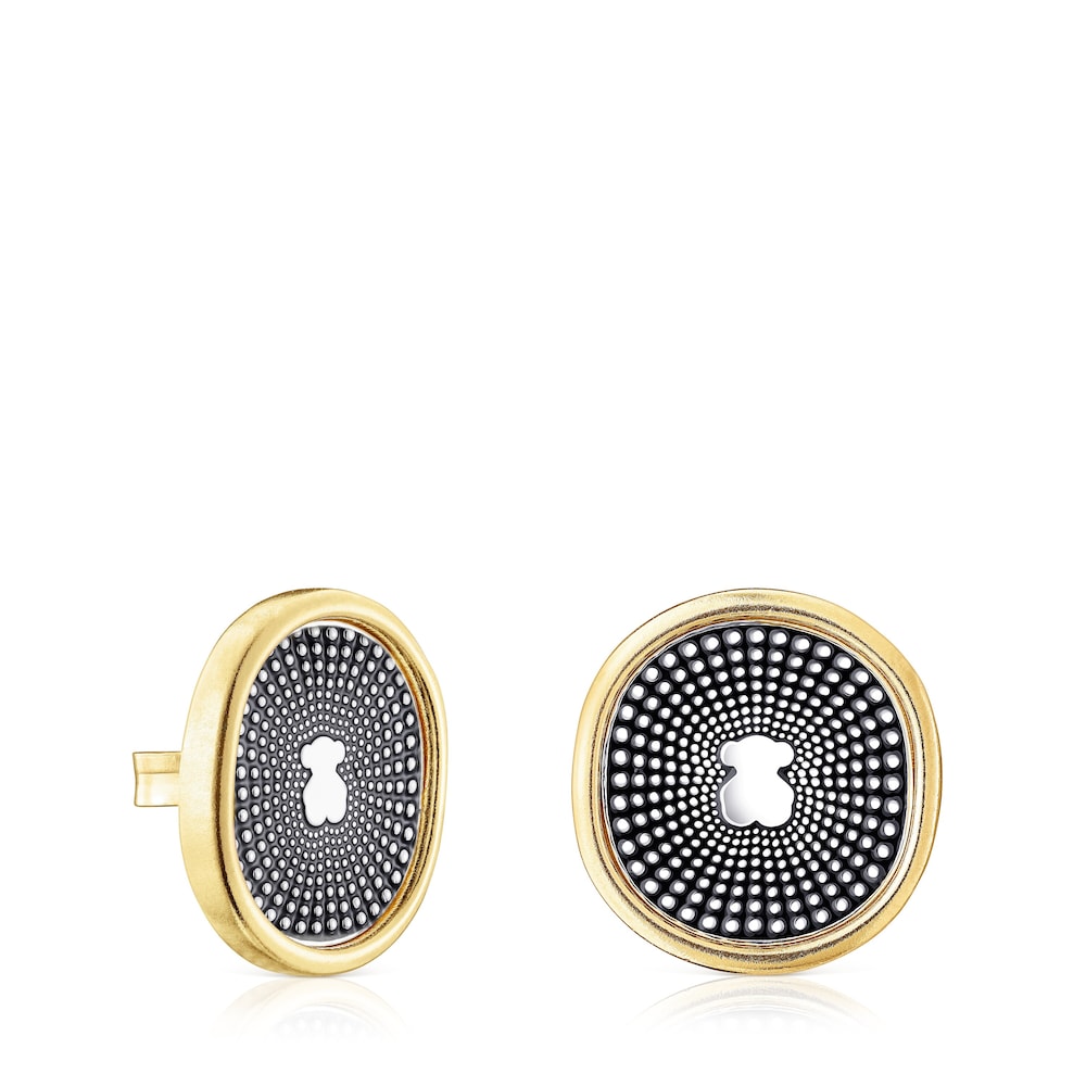 Two-tone Oursin Earrings |
