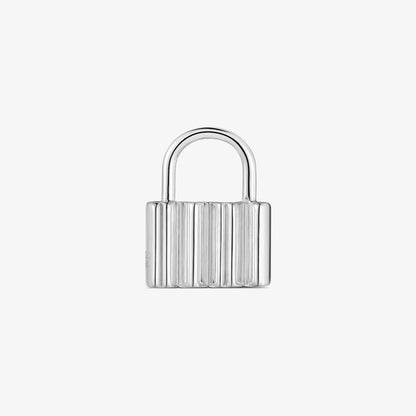 Silver padlock motif Pendant Mama