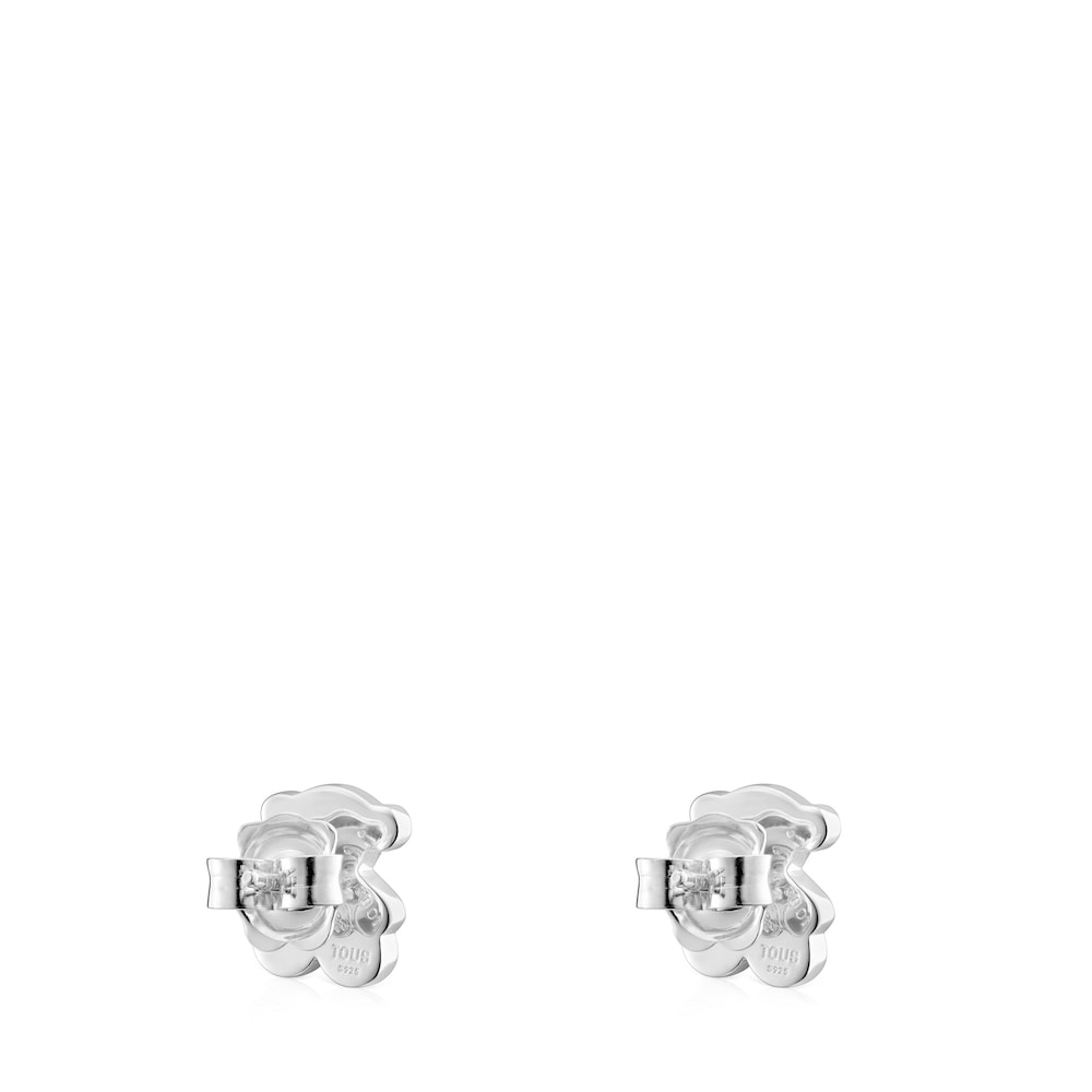 Silver 10mm Bear earrings Sweet Dolls |