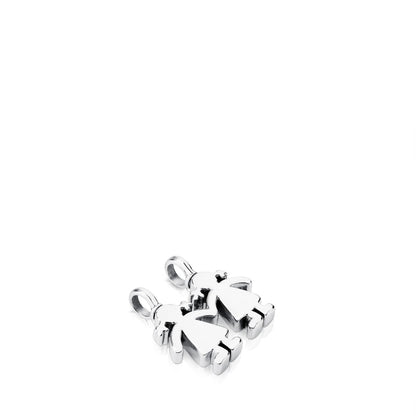Silver Sweet Dolls girls Pendant |