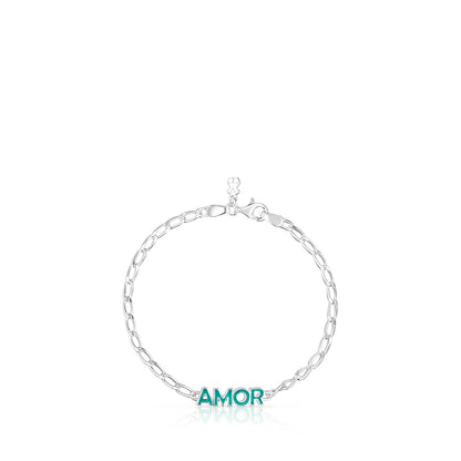 Blue Crossword Amor Bracelet |