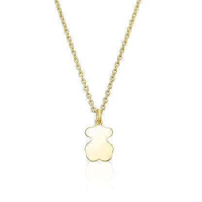 Silver vermeil Areia Necklace with multicolored gemstones |