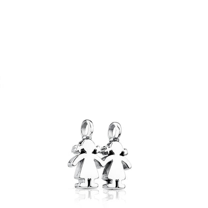 Silver Sweet Dolls girls Pendant |