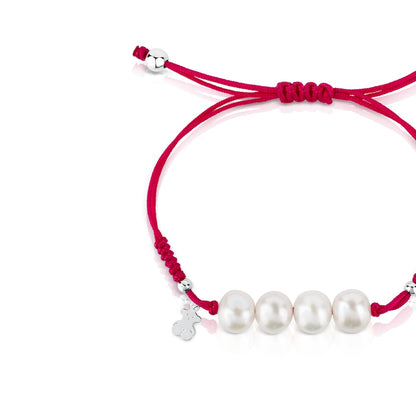 Silver Pearls Bracelet with pearls |