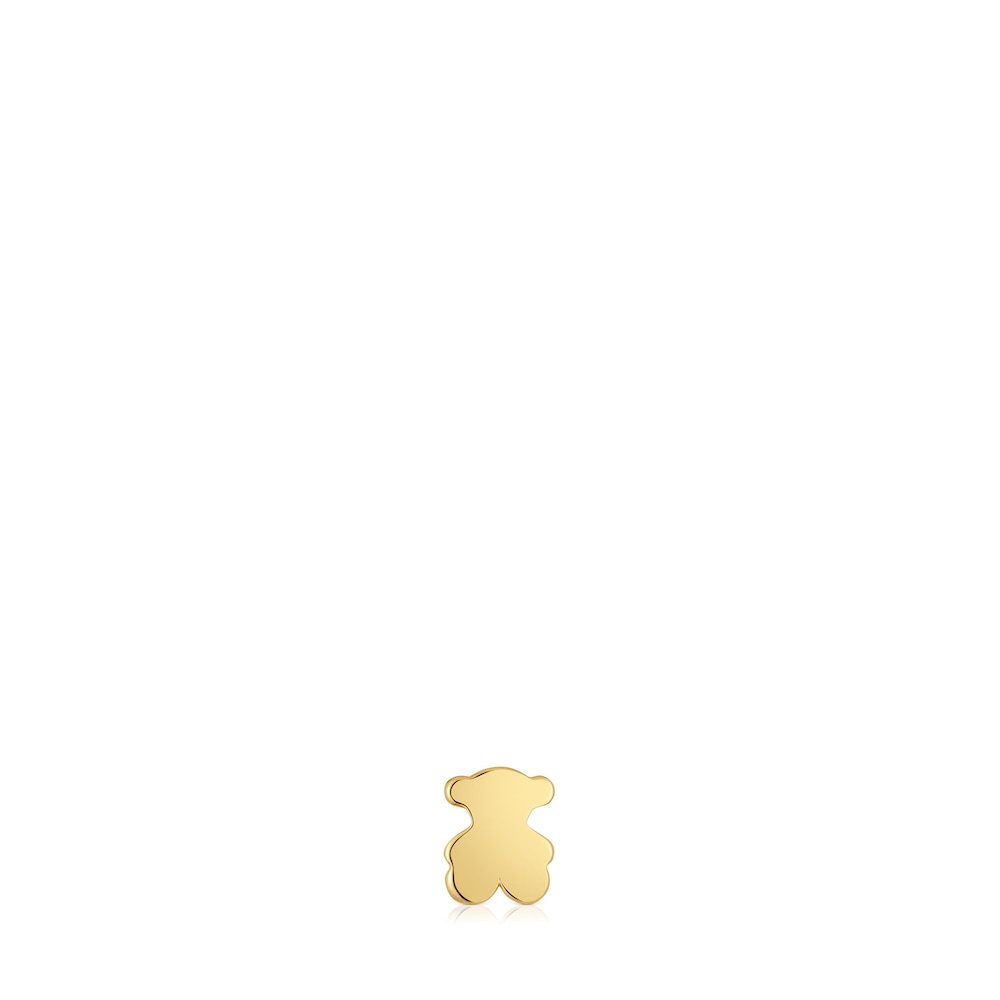 18kt gold plating over silver bear Pendant  1950