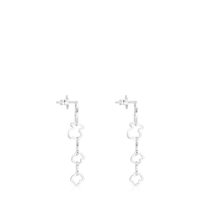 Long   Carrusel bear-motif Earrings |