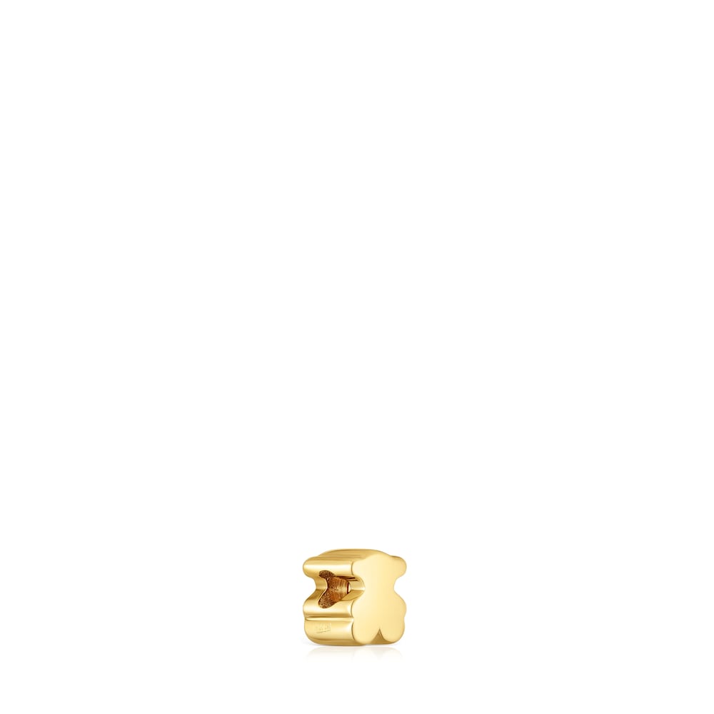 18kt gold plating over silver bear Pendant  1950