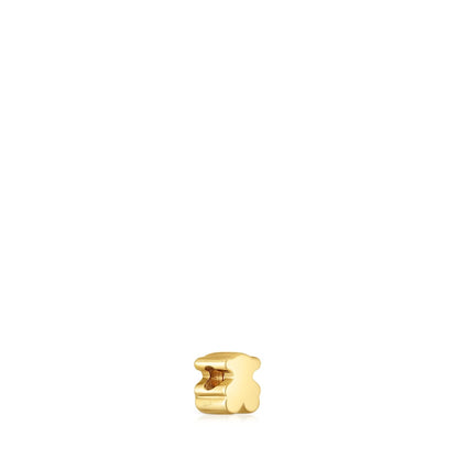 18kt gold plating over silver bear Pendant  1950