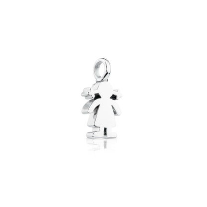 Silver Sweet Dolls girl Pendant