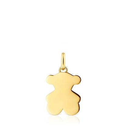 Small 16mm  plating over silver bear Pendant Sweet Dolls |
