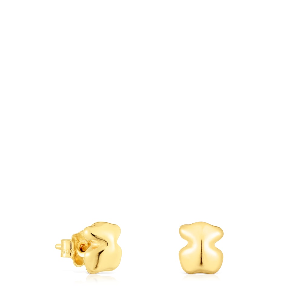 Gold Bear earrings Balloon |