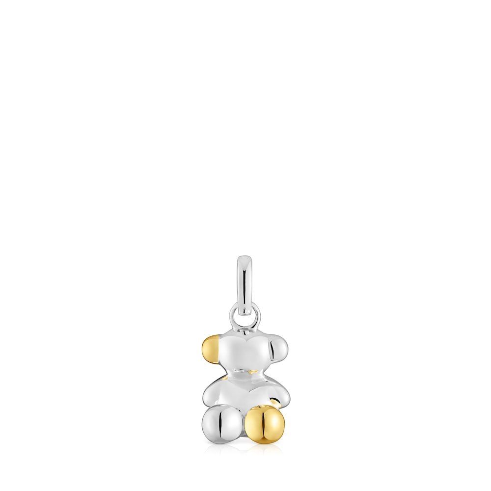 Small two-tone Bold Bear Pendant |