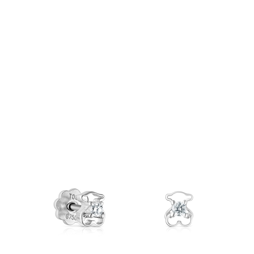 White gold Silueta earrings  |