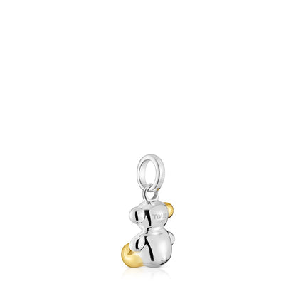 Small two-tone Bold Bear Pendant
