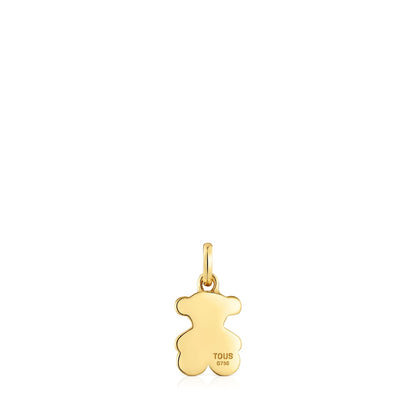 Small 10 mm gold bear pendant Sweet Dolls |
