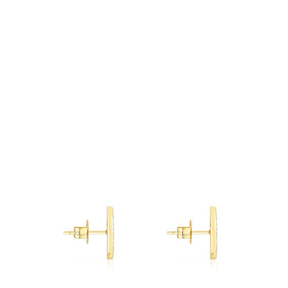 Gold Oursin Earrings  |