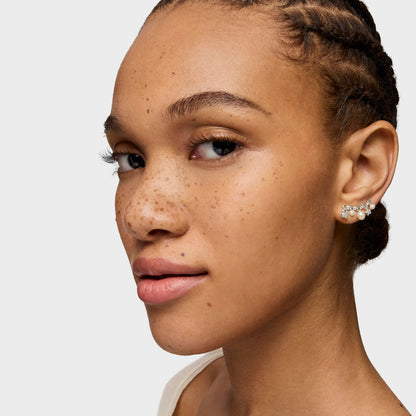 Silver Mini Icons Earcuff with bar and charms |