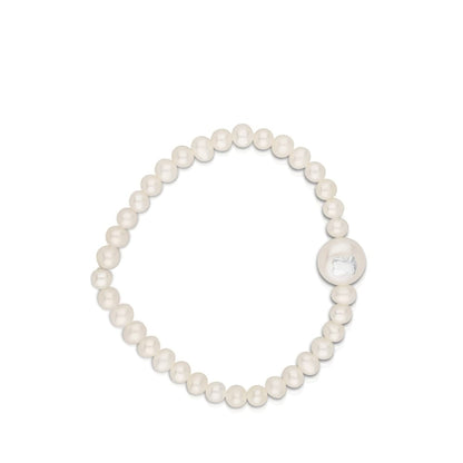 Silver Sweet Dolls Bracelet with pearls