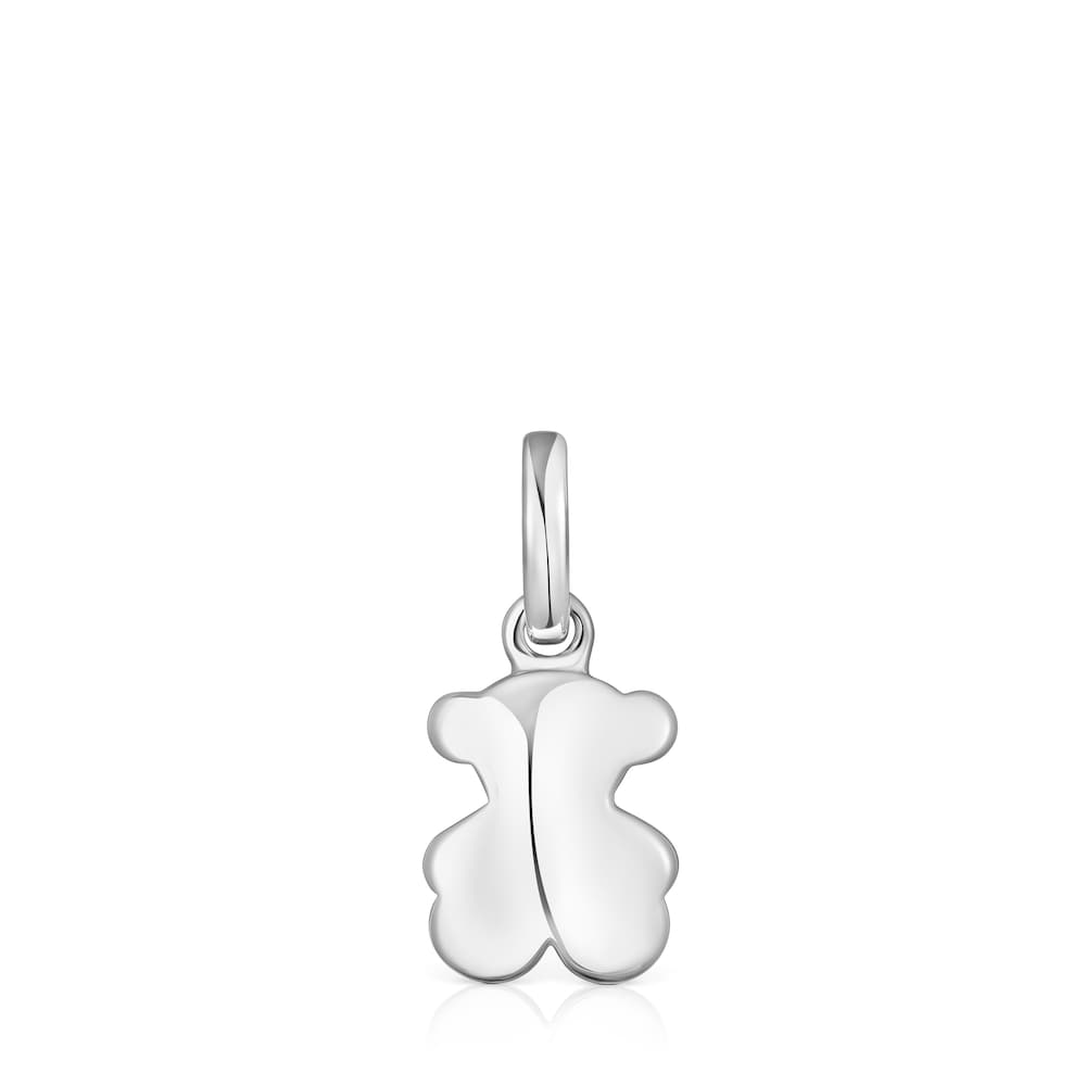 Bold Motif pendant in sterling silver with bear motif. Charm size 10.5mm. This item does not include the chain.