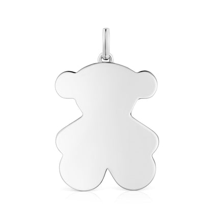 Medium 29mm silver bear Pendant Sweet Dolls