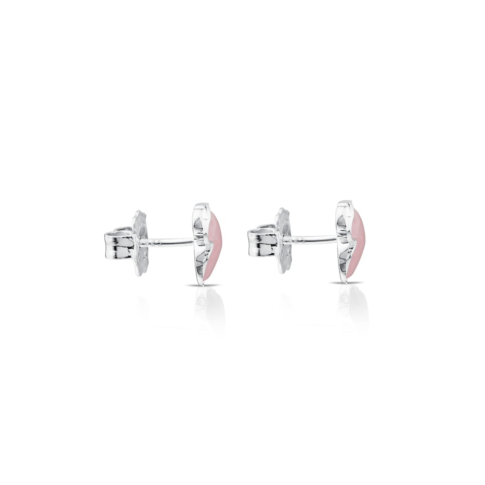 Silver New Color Earrings with Quartz |