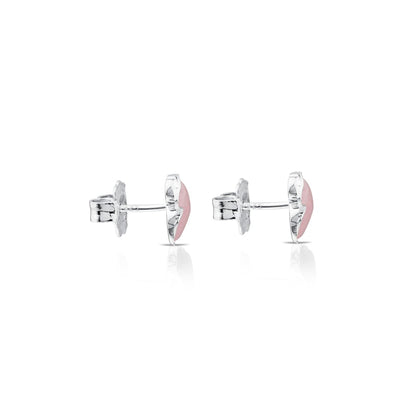 Silver New Color Earrings with Quartz |