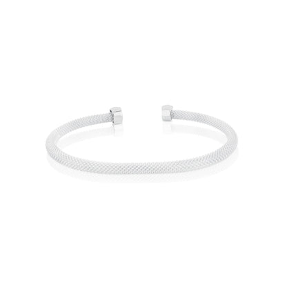 Silver  Mesh Bracelet Bear motif