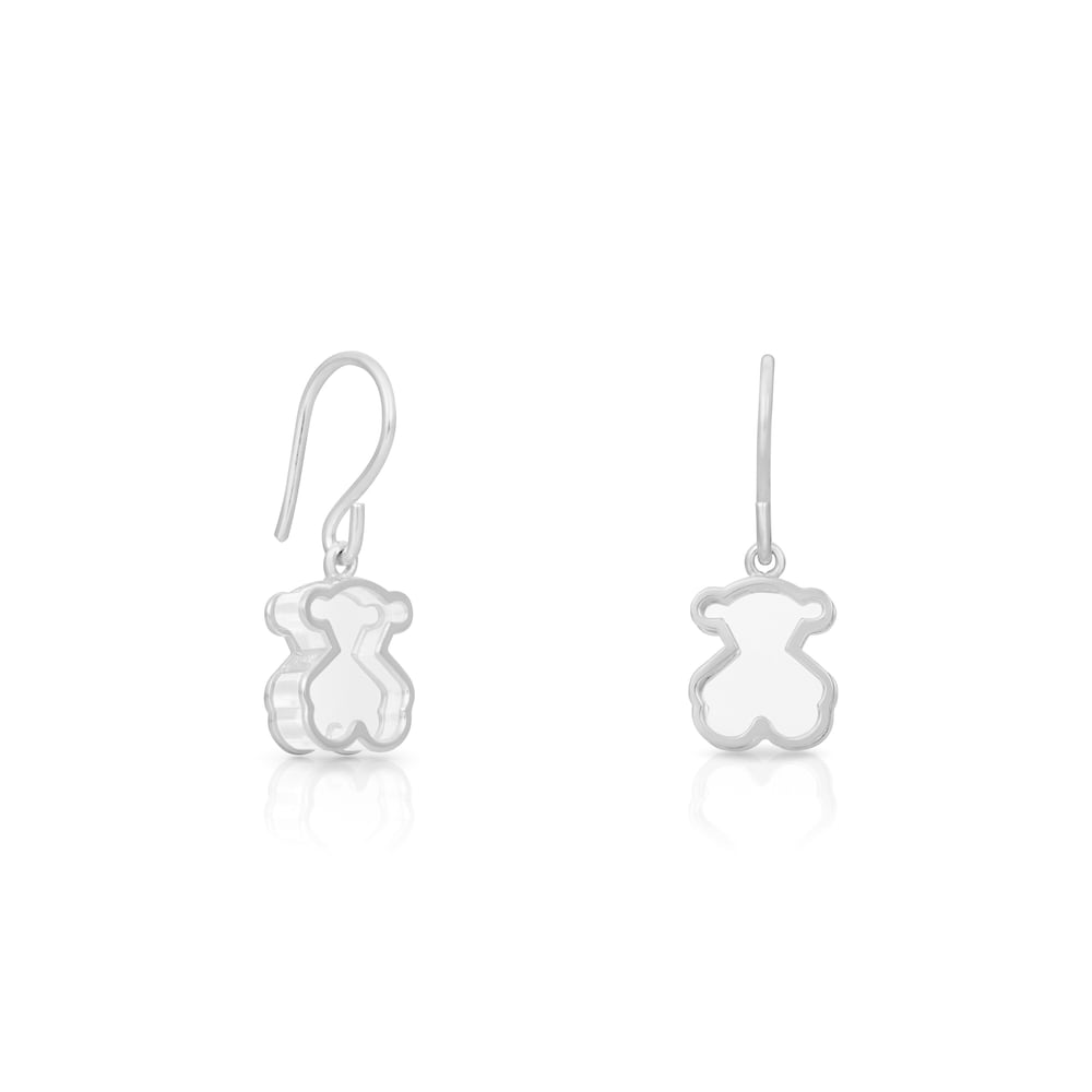 Silver Galaxy Earrings