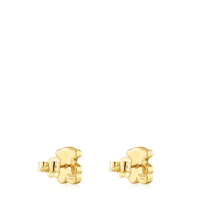 10 mm gold bear Earrings Sweet Dolls |