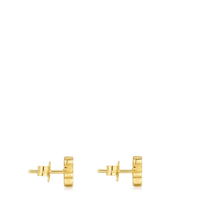 8 mm gold bear Earrings Sweet Dolls |