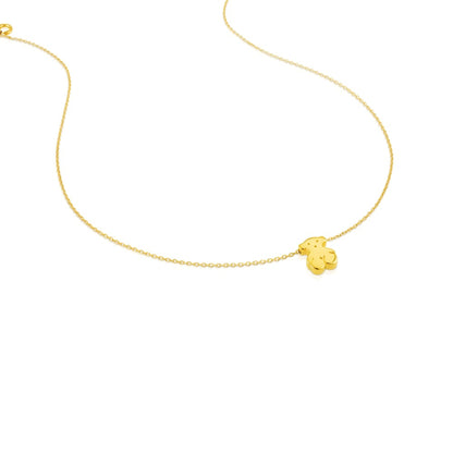 Gold Sweet Dolls Necklace Bear motif |