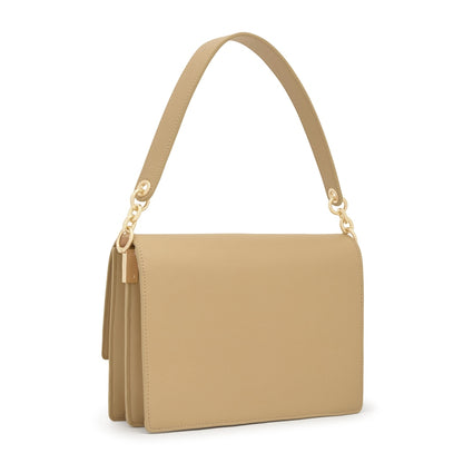 Medium sand-colored Audree Crossbody bag   Brenda |