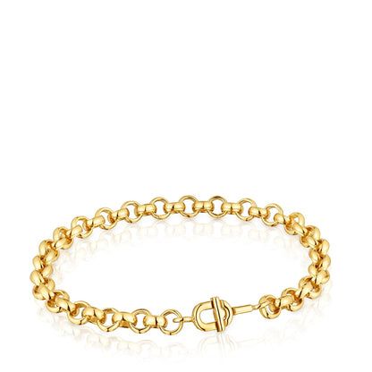17,5 cm gold-plated Chain bracelet MANIFESTO