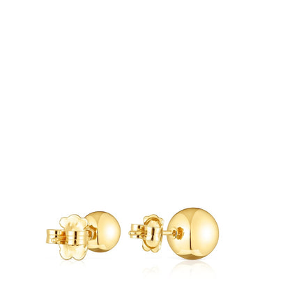 Set of silver vermeil Plump Ball earrings |
