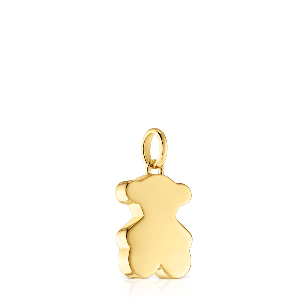 Small 16mm  plating over silver bear Pendant Sweet Dolls |