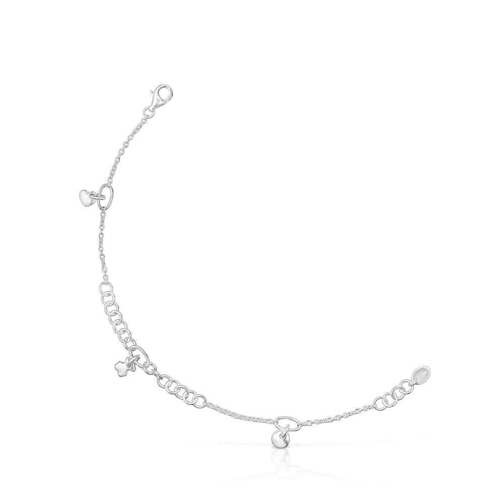 Silver Luah motif Bracelet |