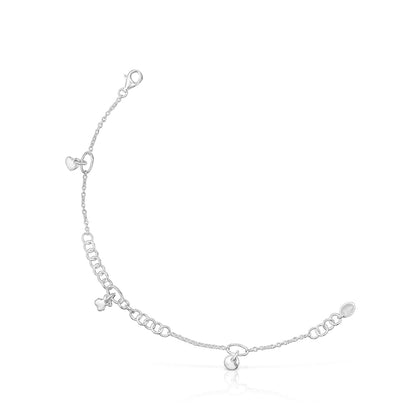 Silver Luah motif Bracelet |
