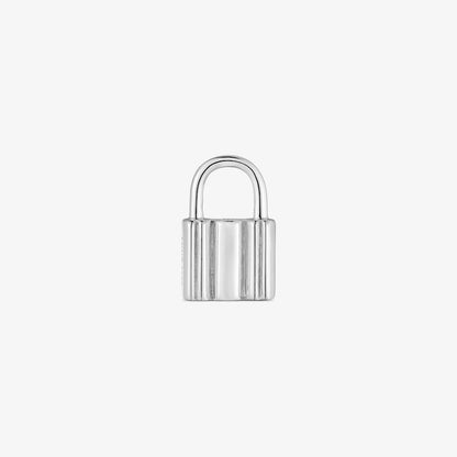 Silver padlock motif Pendant  Mom