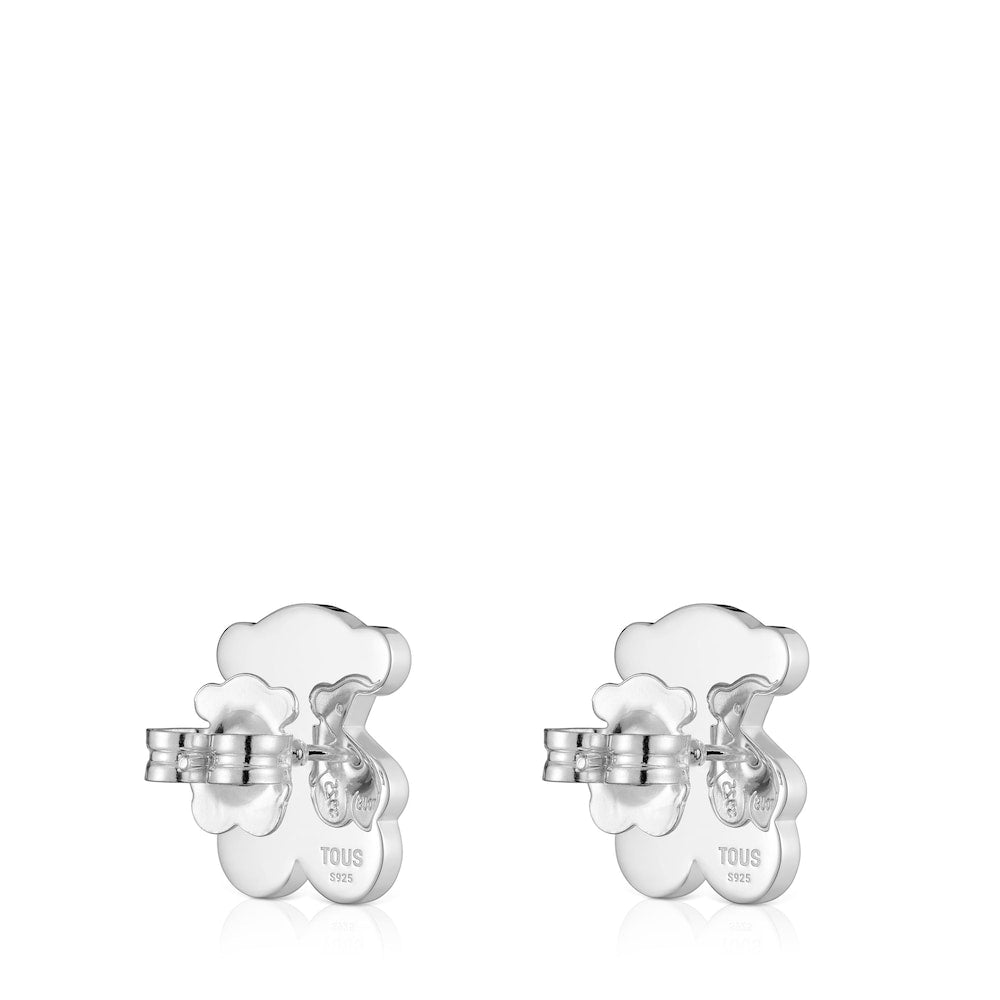 Silver 16mm Bear earrings Sweet Dolls |