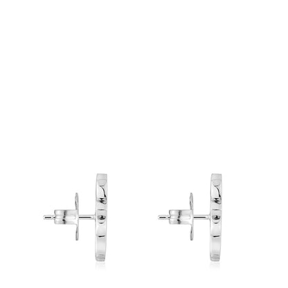 Silver 16mm Bear earrings Sweet Dolls |